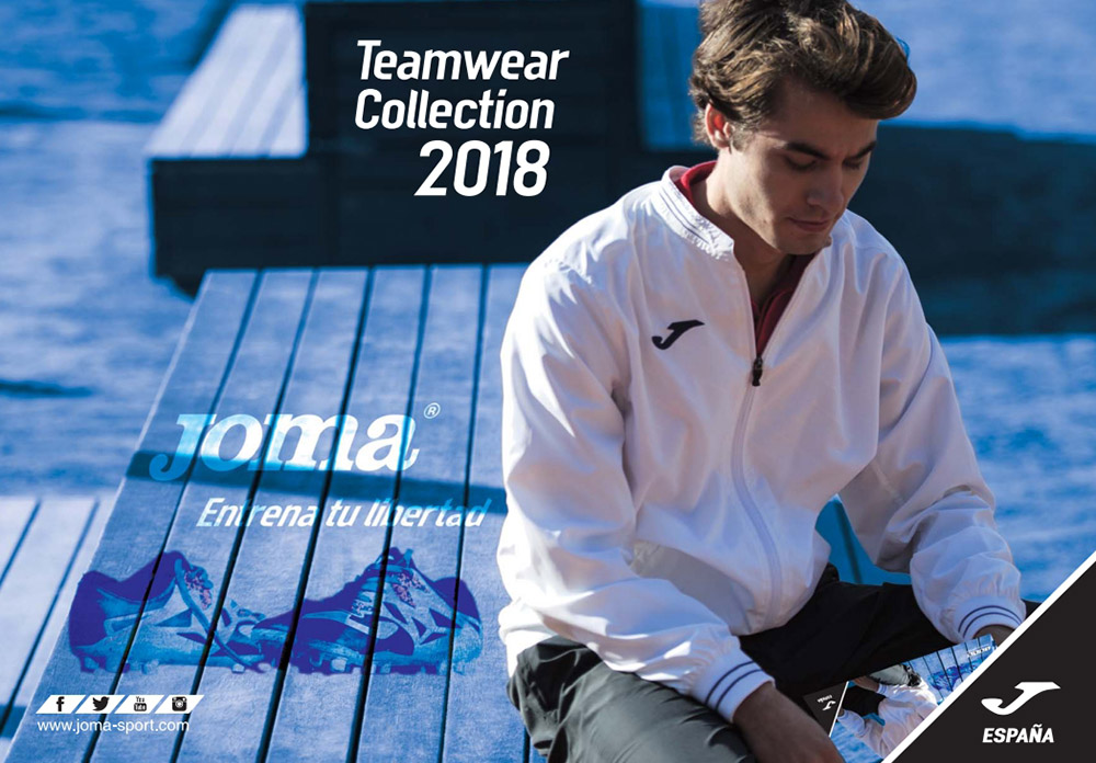 Каталог JOMA: Форма для команд, спортивная одежда и аксессуары 2018 Каталог JOMA: Форма для команд, спортивная одежда и аксессуары 2018